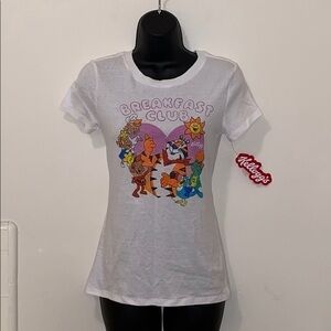 NWT Junior’s Kellogg’s Breakfast Club Graphic Tee